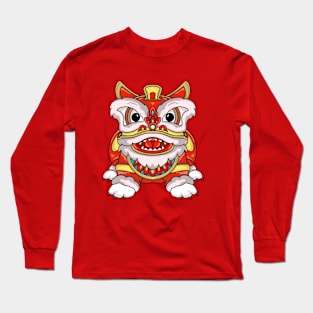 Lion Dance Mascot Long Sleeve T-Shirt